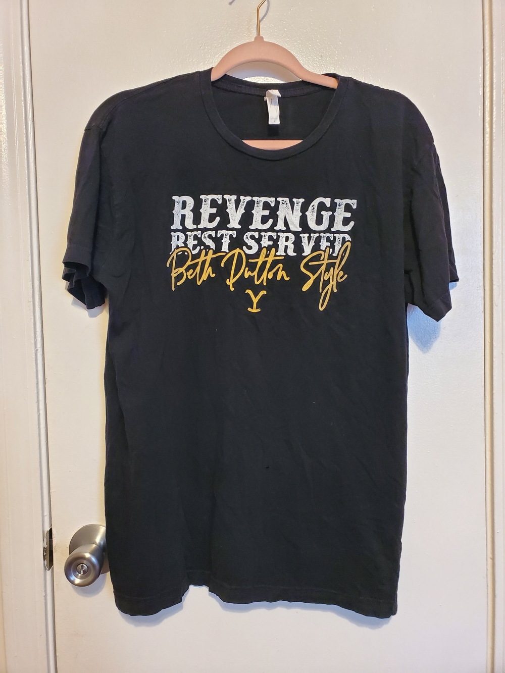 Yellowstone Black 'Revenge Best Served' Graphic T-Shirt - Beth Dutton Style